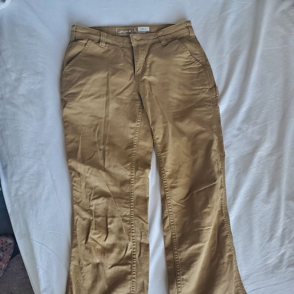 Like new size 4 short carhart women jeans